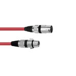OMNITRONIC XLR Kabel 3pol 3m rt