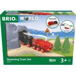 BRIO Batterie-Dampflok Set