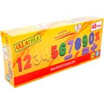 CR Magnet Zahlen u. Zeichen 48teilig