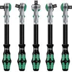 Schwenk- u.U.-Knarre Zyklop Speed 3/8 Zoll Z.72 L.199mm 2K-Griff WERA