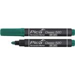 Permanentmarker Classic grün Strich-B.1-4mm Rundspitze PICA - VPE: 10