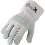Handschuhe Falke-C Gr.11 naturfarben Rindspaltleder EN 388 PSA II ASATEX - VPE: 12