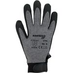 Handschuhe Gr.9 grau EN 388 PSA II Baumwolle/Elastan ASATEX - VPE: 12