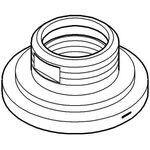 Grohe Rosette Atrio, 3-L-WT/3-L-Bidetbatterie, chrom