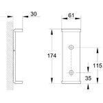 Grohe Halterung f Sensia Arena Fernbedienung