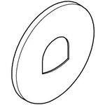 Grohe Rosette rund, für EHM-FMS chrom