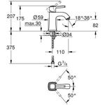 Grohe EH-WTbatt GRANDERA M-Size chrom