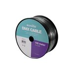EUROLITE DMX Kabel 2x0,22 100m sw