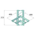 ALUTRUSS BISYSTEM PH-44 4-Weg Ecke horizontal