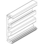 Zargenausgleichsprofil Wm.Alu.EV1 L.2050mm Levolan 60/120 GEZE