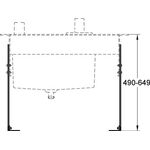 Grohe Standbein 2 St f 3-Loch-EH-Wannenkombination