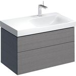 Geberit Waschtischunterschrank XENO² 880x530x462mm Siphonaus re La strukturie