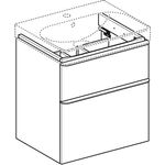 Geberit WT-Unterschrank SMYLE Square 584x617x470mm Lack lava matt