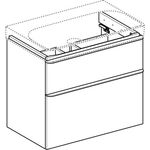 Geberit WT-Unterschrank SMYLE Square 734x617x470mm Lack lava matt