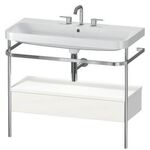 Duravit WTU HAPPY D.2 PLUS 975x490mm m Metallkon e HL we supermatt