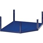 Eckbodenteil LOGS 230 H260xB540xT390mm blau RAL 5022 LOGS