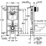 Grohe WC-Element RAPID SL 3-in-1-Set f WC
