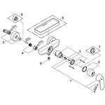 Grohe Einhand-Brausebatterie EUROSMART C 1/2Zoll chr