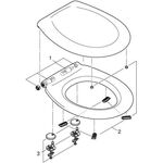 Grohe WC-Sitz BAU KERAMIK m Deckel Soft close awe