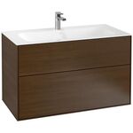 V&B Waschtischunterschrank FINION 996x591x498mm Walnut Veneer