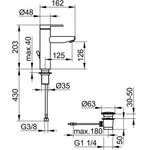 Keuco EH-WT-MI 130 PLAN BLUE m ZAG alu-fin