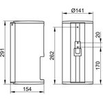 Keuco Mehrfach-Toilettenpapierhalter PLA für Rollenbreite 100mm vc