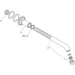 Wanneneinlauf AXOR MONTREUX chrom