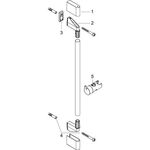 HG Brausestange UNICA'CROMETTA 900mm, ohne Brauseschlauch chrom