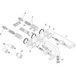 3-Loch Waschtischarmatur AXOR CITTERIO DN 15 UP m Ala 226mm Hebelgr u Pl chrom