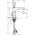 EH-WT-MI 125 AXOR CITTERIO E DN 15 m ZAG G 1 1/4Zoll chrom