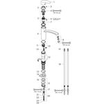 HG Einhebel-Spültischmischer FOCUS DN 15 f offene Heißwasserbereiter chrom