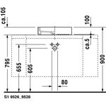 Duravit Aufsatzbecken STARCK 1 o ÜL HLB 470x470mm geschli o HL weiß WG