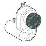 Schell Siphon COMPACT LC für Urinal