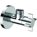 SCHELL Design-Eckventil 4WING 1/2Zoll chrom