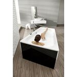 Hoesch Trapez-Badewanne THASOS 1500x1000x490mm li we