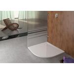 Hoesch Viertelkreis-Duschwanne MUNA 900x900x30mm weiß