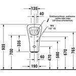 Duravit Elektro-Urinal DURASTYLE 300x340mm Netzans ZL v hi o Fliege we WG