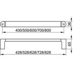 Keuco Haltegriff ELEGANCE 628mm vc