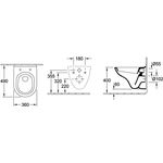 V&B Combi-Pack O.NOVO inkl. Wand-WC ti. und WC-Sitz we