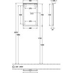 V&B Spiegel MORE TO SEE 500x750x50/130mm