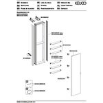 Keuco Spiegelschrank ROYAL MODULAR 2.0 Breite 350mm Höhe 1600mm Tiefe 160mm