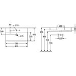 V&B Waschtisch MEMENTO 2.0 800x470mm o ÜL f 3-L.-Armatur graph C+