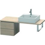 Duravit Konsolenunterschrank L-CUBE 400x420x477mm pine silver