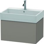 Duravit Waschtischunterbau L-CUBE 394x684x459mm basalt matt