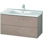 Duravit Waschtischunterbau L-CUBE 1020x481x555mm eiche kaschmir