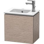 Duravit Waschtischunterbau L-CUBE 294x420x400mm Ans links eiche kaschmir