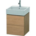 Duravit Waschtischunterbau L-CUBE 544x484x459mm europäische eiche