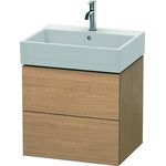 Duravit Waschtischunterbau L-CUBE 544x584x459mm europäische eiche