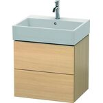 Duravit Waschtischunterbau L-CUBE 544x584x459mm mediterrane eiche