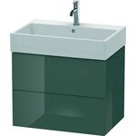 Duravit Waschtischunterbau L-CUBE 544x684x459mm dolomiti grey hochglanz